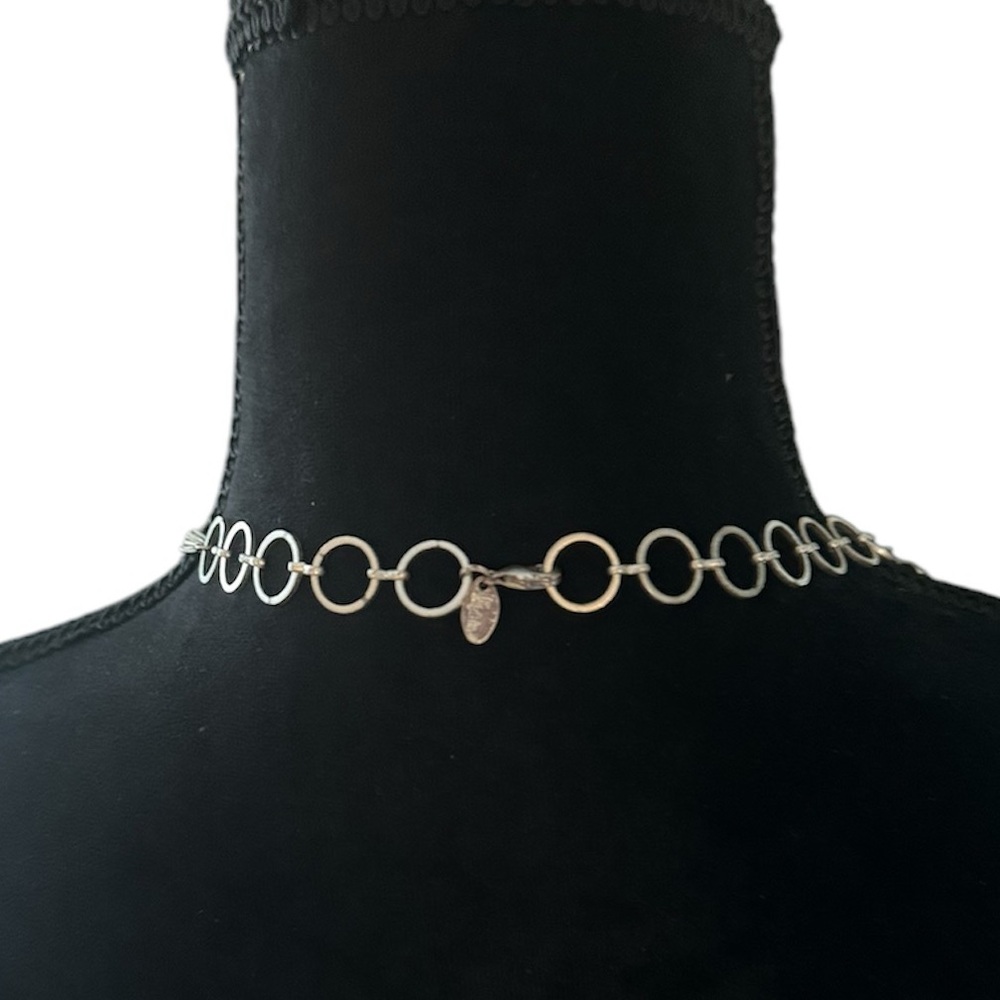 Lia Sophia Vintage Silver Tone 21” Long Necklace - Picture 3 of 4